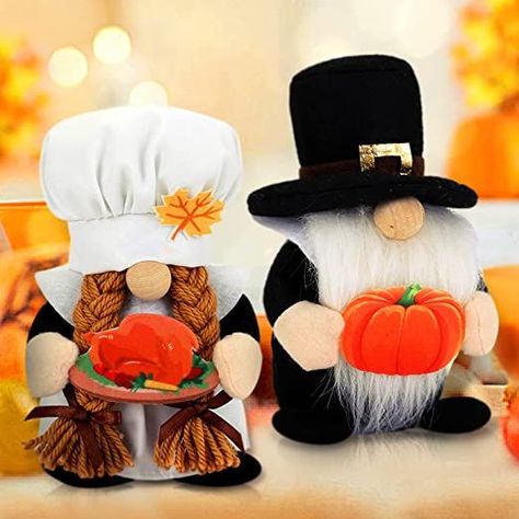 #gnomes#pilgrams#thanksgiving#pumpkin#dinner Fall Decor For Table, Gnomes Decor, Thanksgiving Gnomes, Decor For Table, Thanksgiving Home Decorations, Fall Harvest Party, Thanksgiving Pilgrims, Farmhouse Centerpiece, Harvest Party