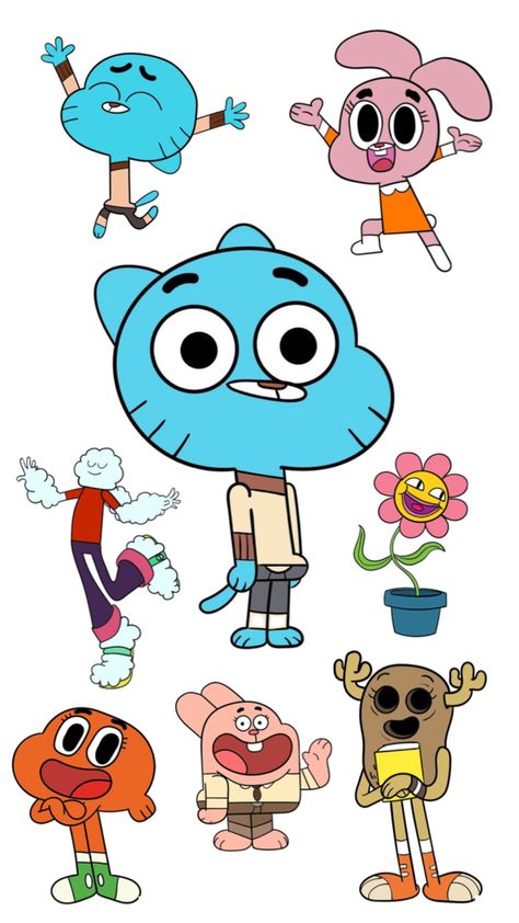 A collection of The Amazing World of Gumball drawing ides Gumball Drawing, Gumball Characters, Amazing Gumball, Amazing World Of Gumball, Drawing Cartoon Characters, World Of Gumball, The Amazing World Of Gumball, Game Dresses, Step By Step Drawing