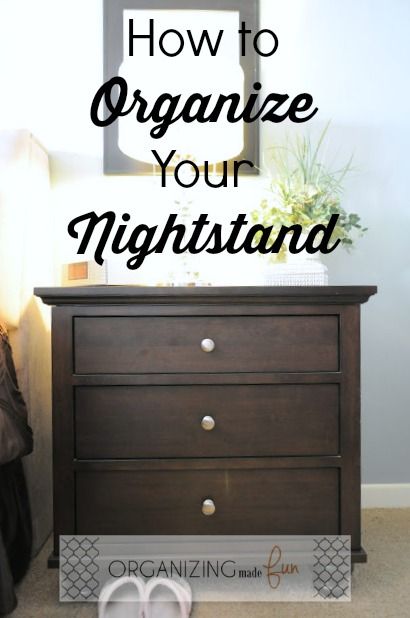 How to Organize Your Nightstand :: OrganizingMadeFun.com How To Organize Nightstand Drawer, Organize Nightstand Drawer, How To Organize Nightstand, Organizing Nightstand Drawers, Diy Nightstand Organizer, Organizing Nightstand, Organize Nightstand, Night Stand Organization, Nightstand Organization Ideas