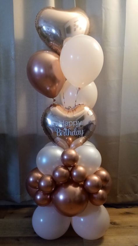 Badkonak Birthday, Small Balloon Bouquet Ideas Birthday, Simple Balloon Bouquet, Balloons Bouquet, Balloon Bouquet Anniversary, Hbd Balloon Bouquet, 15 Birthday Balloon Bouquet, 40 Balloon Bouquet, Balloon Bouquet Centerpiece