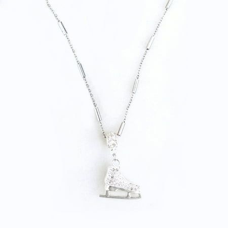 Brilliance & Melrose - Classic Pendant. Features: Color: Silver. Pendant Silver, Ice Skating, Skating, Pendant, Silver, Color