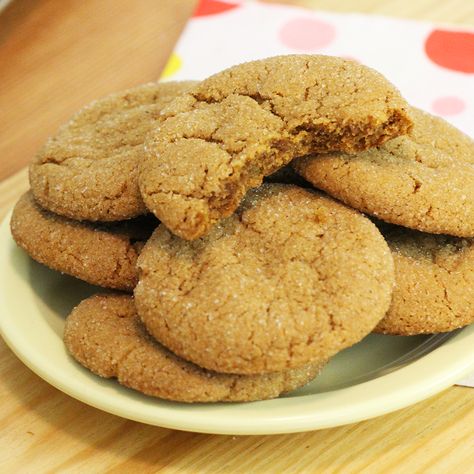 Starbucks Copycat Ginger Molasses Cookies | Tastemade Ginger Molasses, Ginger Molasses Cookies, Molasses Cookies, Starbucks Copycat, Ginger Cookies, Molasses, Ground Cinnamon, Stay At Home, Simple Ingredient