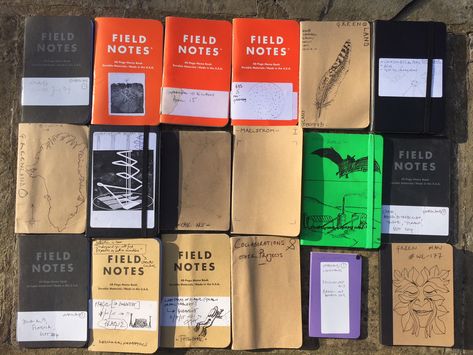 Field Notes Notebook, Writer Aesthetic, Austin Kleon, Army Images, Isle Of Harris, Commonplace Book, Short Essay, Field Notes, Dark Matter