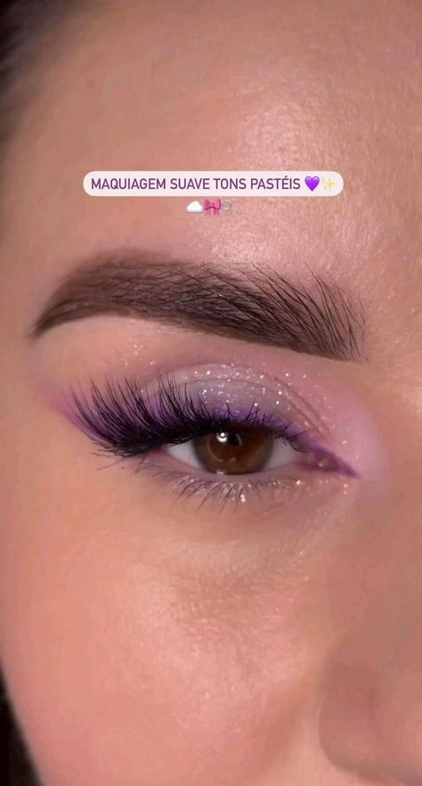 ib: dellamakes_ - on ig #Tutorial #Flawless #for #Trends #Look #Makeup #a #StepbyStep #Mastering #Inspiration #HomeTrends #A #Inspo #Motivation #Ideas Beginner Eye Makeup Step By Step, Makeup Lila, Pastel Eyeshadow Looks, Pastel Eye Makeup, Ig Makeup, Cheer Makeup, Purple Makeup Looks, Motivation Ideas, Pastel Eyeshadow