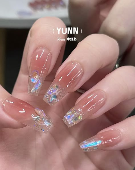 Nail Chinese, Nails Asian, Nails Chinese, Asian Nail Art, Chinese Nails, Nail Aesthetics, Nails Jelly, Nail Video, Flame Nails