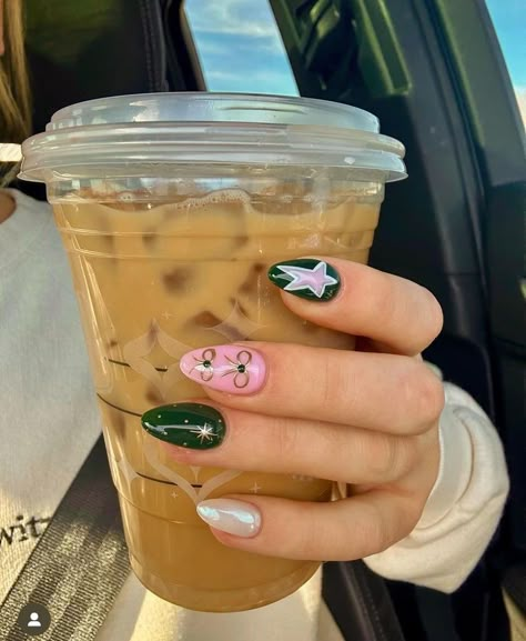 Simple Gel Nails, Cute Gel Nails, Minimalist Nails, Xmas Nails, Fire Nails, Dream Nails, Funky Nails, Pretty Acrylic Nails, Dope Nails