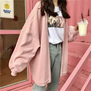 Mode Harajuku, Long Sweater Jacket, Soft Girl Outfits, Loose Cardigan, Soft Girl Aesthetic, Korean Girl Fashion, Ulzzang Fashion, Mode Inspo, 가을 패션