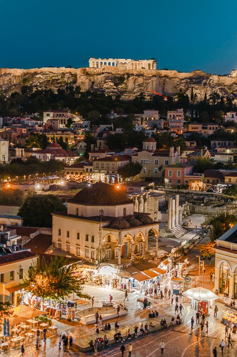 10 rooftop bars in Athens, Greece you must visit! - The Beach Muse Athens Greece Beaches, Athens Beach, Italy Culture, Athens City, Greece Beach, Best Rooftop Bars, Rooftop Bars, Greece Holiday, Explore Italy