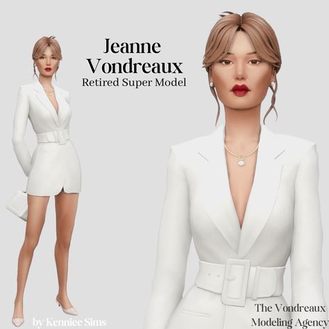 French sim Sims 4 Content, Modeling Agency, Super Model, Model Agency, The Sims, Sims 4