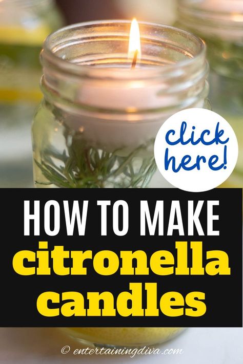 Diy Citronella Candles Mason Jars, Diy Citronella Candles, Mason Jar Citronella Candles, Candle Placement, Diy Citronella, Eaten Alive, Citronella Essential Oil, Diy Mason Jar, Citronella Oil