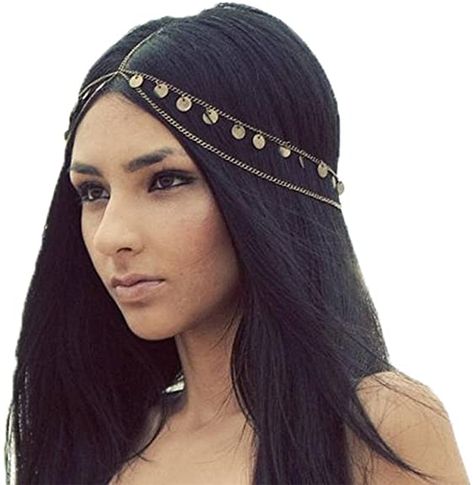 Head Chain Jewelry, Chain Headband, Chain Headpiece, Cheap Diamond Rings, Hair Chains, Headband Jewelry, Bohemian Hairstyles, Head Chain, Bridal Fashion Jewelry