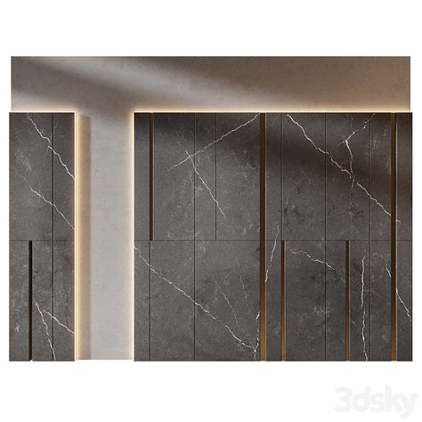 wall panels | set 393 - Other decorative objects - 3D model Wall Cladding Interior Modern, Modern Wall Cladding, Wall Pattern Design, Wall Cladding Interior, Wall Cladding Designs, Feature Wall Design, Cladding Design, Wall Pattern, Wall Panel Design