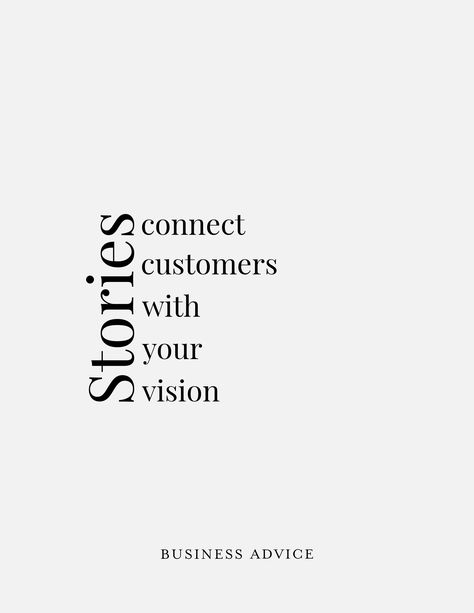 Stories connect customers with your vision - tell a story & you increase your authenticity and appeal to potential customers. Branding Quotes Inspiration, Business Opportunities Quotes, Strategy Quotes, Opportunity Quotes, Emprendimiento Ideas, Brand Marketing Strategy, Digital Marketing Courses, Business Fonts, Business Branding Inspiration