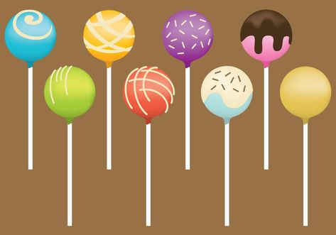 Colorful Cake Pops Colorful Cake, Clip Art Free, Pop Art Images, Cartoon Cake, Pop Cans, Graphic Design Packaging, Colorful Cakes, Cake Pop, Cake Art