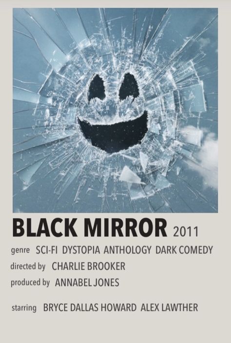 Black Mirror Poster, Mirror Poster, Polaroid Card, Mirror Minimalist, Movies And Shows To Watch, Alt Posters, Horror Movies List, Tv Show Posters, Minimal Posters