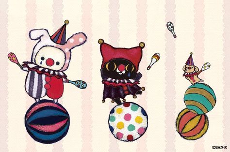 Vintage Circus Art Illustration, Kawaii Clown, Circus Core, Carnival Characters, Circus Banner, Circus Wallpaper, The Plague Doctor, Sentimental Circus, Vintage Birthday Parties