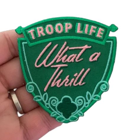 Beverly Hills Movie, Girl Scout Fun Patches, Troop Beverly Hills, Fun Patches, Girl Scout Activities, Movie Night Party, Girl Scout Troop, Cool Patches, Bach Party