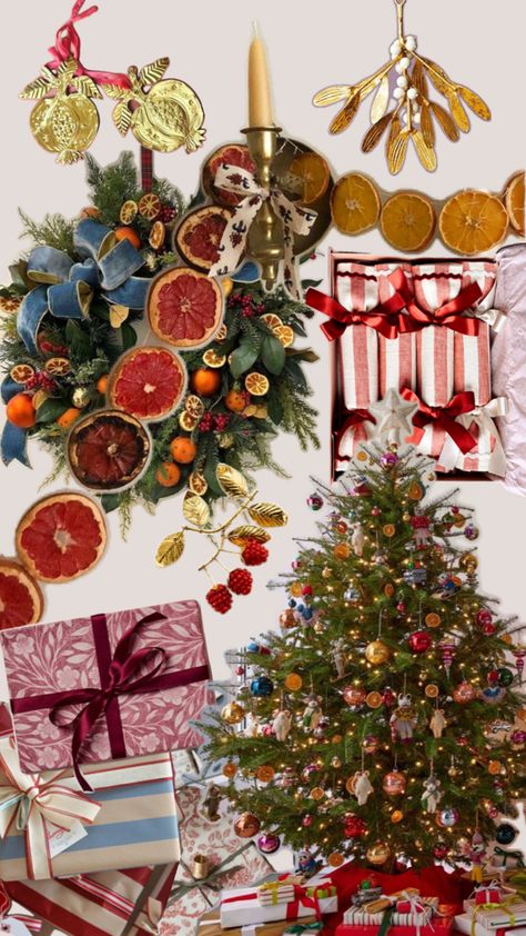 Christmas Apartment Ideas Bloxburg, Vintage Inspired Christmas Decor, Bloxburg Exterior, Christmas Tree Inspo, Kitsch Christmas, Christmas Apartment, Cozy Christmas Decor, Vintage Inspired Christmas, Orange Christmas