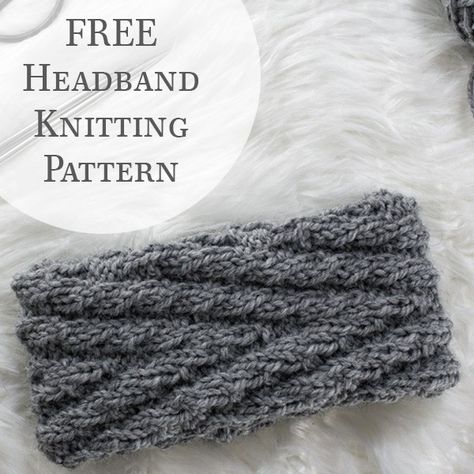 FREE Knitting Patterns - Brome Fields Earwarmer Knitting Patterns, Headband Knitting Pattern, Knitted Headband Free Pattern, Knitted Headbands, Headband Knitting, Cable Knit Headband, Knit Headband Pattern, Knitting Patterns Free Hats, Beginner Knitting Patterns