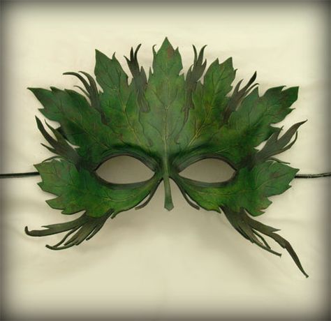 Forest Mask, Forest Elf, Fairy Clothes, Leather Mask, Cool Masks, Forest Creatures, Masks Art, Masks Masquerade, Beltane