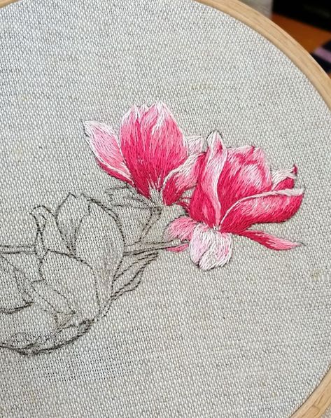 Moss Embroidery, Chinese Embroidery, Embroidery Stitches Tutorial, Thread Art, Embroidery Flowers Pattern, Hand Embroidery Art, Hand Embroidery Stitches, Hand Embroidery Patterns, Embroidery Tutorials