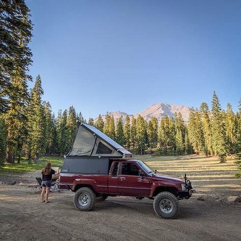 Build the Ultimate DIY Truck Camper and Overlanding Rig | Take The Truck Truck Canopy Camping, Truck Camper Build, Diy Truck Camper, Pickup Trucks Toyota, Truck Shells, Dual Battery Setup, Diy Truck Bedding, Best Truck Camper, Canopy Camping