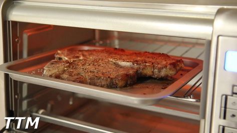 You want to enjoy a perfectly cooked steak, but you don’t have access to a full-size oven? Don’t worry, I’ve got you covered! In this article, I’ll show you how to cook steak in a toaster oven, so you can savor a delicious and juicy piece of meat without any hassle. Whether you’re a novice […] The post Easy Steak Cooking: Master Your Toaster Oven Technique appeared first on Safe Home Advice. Cooking T Bone Steak, Easy Homemade Meatloaf, Oven Steak Recipes, Oven Baked Steak, Toaster Oven Cooking, Toaster Oven Recipes, Steak In Oven, Cook Steak, How To Cook Meatloaf