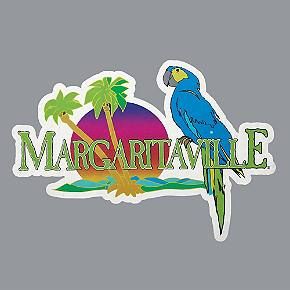 Margaritaville | Home + Style Margaritaville Decor, Ring Dunk, Margaritaville Party, Paint Rv, Jimmy Buffett Margaritaville, Porch Bar, Unique Decals, Jimmy Buffet, Beach Logo