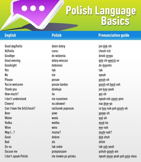 Polish Language | Polish Language Basics - My Destination Warsaw Polish Basic Words, Basic Polish Phrases, How To Learn Polish, Learning Polish Language, Polish Vocabulary, Polish Phrases, Learning Polish, Poland Language, Poland Trip