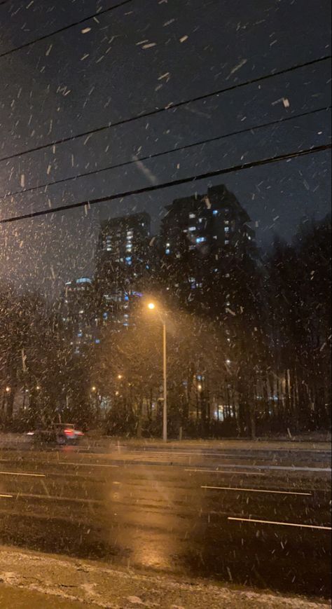 📍Toronto, Canada Snowy City Night, Toronto Snow, Snowy City, Canada Snow, Toronto Street, Snow Night, City Night, Amazing Buildings, Birmingham Alabama