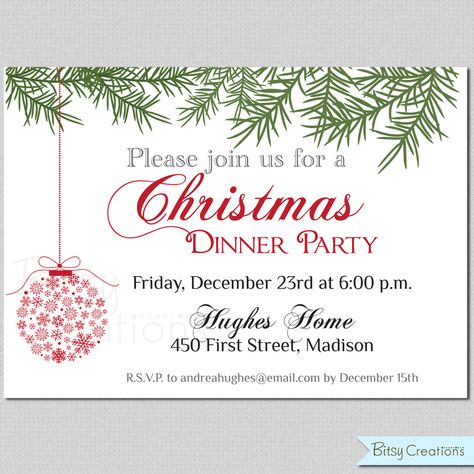 Christmas+Dinner+Invitations+Printable Christmas Invitation Templates, Christmas Eve Party Invitations, Christmas Party Invitation Wording, Christmas Party Invitations Printable, Christmas Party Invitation Template, Dinner Invitation Template, Office Christmas Party, Christmas Dinner Party, Christmas Invitation