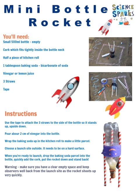 Baking Soda Rocket Baking Soda Rocket, Fun Experiments For Kids, Life Science Activities, Middle School Science Experiments, Science Experiments For Kids, Science Week, Diy Science Experiments, Experiments For Kids, Kid Experiments