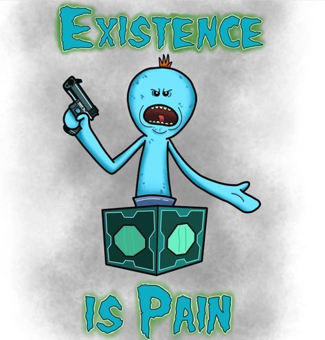 Rick and Morty x Mr. Meeseeks Mr Meeseeks Painting, Rick And Morty Aliens, Mr Meeseeks Wallpaper, Mr Meeseeks Tattoo, Rick And Morty Meeseeks, Rick And Morty Fan Art, Rick And Morty Mr Meeseeks, Tattoo Dos, Cartoon Legs