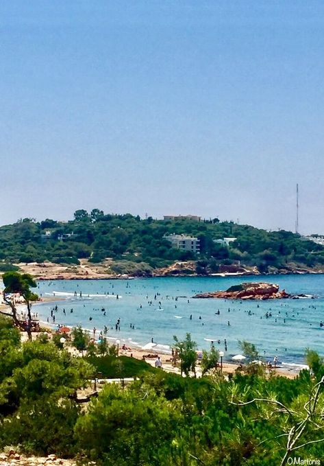 Kavouri beach, near Athens, Attica, Greece Attica Greece, Greek Beaches, Athens Greece, Ancient Times, New Adventures, Travel Bucket List, Athens, Europe Travel, Places To See