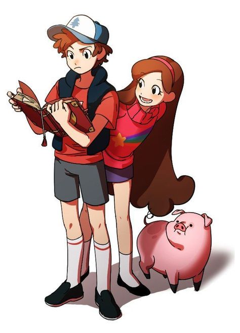 Mabel And Dipper, Anime Disney, Gravity Falls Dipper, Gravity Fall, Mixed Art, Dipper And Mabel, Gravity Falls Fan Art, Desenhos Gravity Falls, Gravity Falls Comics