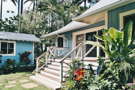 Hawaiian Style Decor, Hawaiian Beach House, Hawaii North Shore, Future Mood, Hawaii Beach House, Hawaiian House, Hawaiian Homes, Beachy Room, Contemporary Exterior