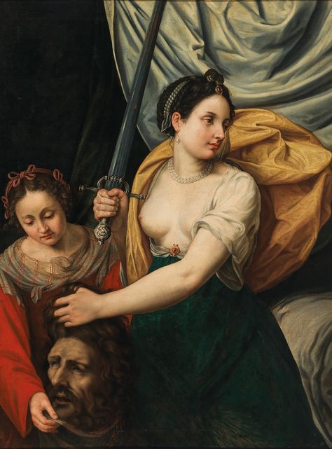 A Newly Rediscovered Artemisia Gentileschi Painting Comes to Auction—Along With Work by Three Other Women Old Masters Head Of Holofernes, Judith And Holofernes, Saint Catherine Of Alexandria, Catherine Of Alexandria, Artemisia Gentileschi, Female Painters, Historical Painting, St Catherine, Italian Women