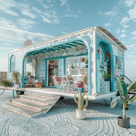 Bohemian Exterior, Boho House Exterior, Garden Cabins, Boho Lifestyle, Tiny House Trailer, Tiny House Inspiration, She Sheds, Tiny Spaces, Tiny House Interior