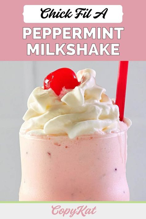 Peppermint Chip Milkshake, Copycat Chick Fil A Peppermint Milkshake, Peppermint Shake Chick Fil A, Chick Fil A Peppermint Milkshake Recipe, Chick Fil A Milkshake Recipe, Chick Fil A Peppermint Milkshake, Peppermint Shake Recipe, Peppermint Milkshake Recipe, Milkshake At Home