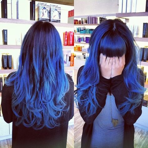 Bold Hair Color, Turquoise Hair, Bright Hair Colors, Ombré Hair, Bright Hair, Funky Hairstyles, Dye My Hair, Hair Envy, Grunge Hair