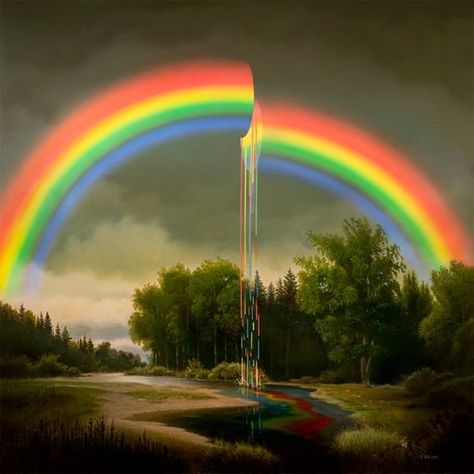 Realistic Surrealism, Magical Stuff, Dream Core, Psy Art, Funky Art, Surreal Art, Art Plastique, A Rainbow, Aesthetic Art