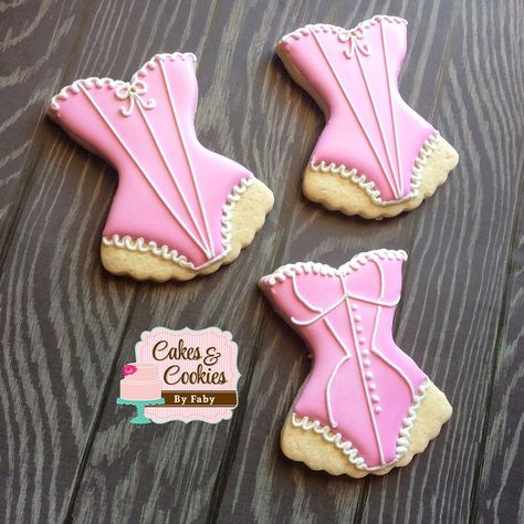 Lingerie Shower Cookies, Corset Cookies, Lingerie Cookies, Lingerie Bachelorette, Wedding Shower Cookies, Valentine Cookies Decorated, Bachelorette Cookies, Bachelorette Cake, Bridal Cookies