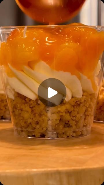 Jean Smith on Instagram: "THE PEACH THING🍑

Cookie crumbs, cheesecake filling, fresh peaches, more cookie crumbs😍

#freshpeaches #peaches #peachcheesecake #cookiecrumbs #dessertideas #creamcheesefilling #creamcheese #peachdessert #dessertcups #peachrecipes #peachlover #dessertrecipe #summerdesserts 

PEACH THING
Crust:
15 pecan sandies cookies-crushed
3 tablespoons melted butter
1 teaspoon cinnamon
Combine all of crust ingredients and press into the bottom of 12-15 clear plastic, 5 ounce dessert cups. Reserve a few crumbs to sprinkle on top of each dessert.
Filling:
1-8 ounce block cream cheese
1 cup powdered sugar
2 cups heavy whipping cream
Mix all of filling ingredients in a blender for 2 to 3 minutes until nice and thick. Spoon into dessert cups on top of crust.
Peach topping:
5 fres Peach Cobbler Dessert Cups, Peach Topping, Pecan Sandies Cookies, Sandies Cookies, Peach Jello, Peach Cheesecake, Pecan Sandies, Peach Dessert, Jean Smith