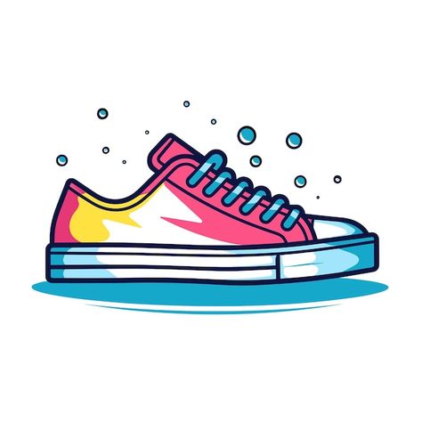 A colorful shoe with the word " colorful... | Premium Vector #Freepik #vector #shoes #cartoon-shoes #shoes-illustration #white-shoes Colorful Shoe, Shoe Pic, Shoes Vector, Shoes Cartoon, Ganesh Art Paintings, Cartoon Shoes, Shoes Illustration, Shoe Image, Ganesh Art