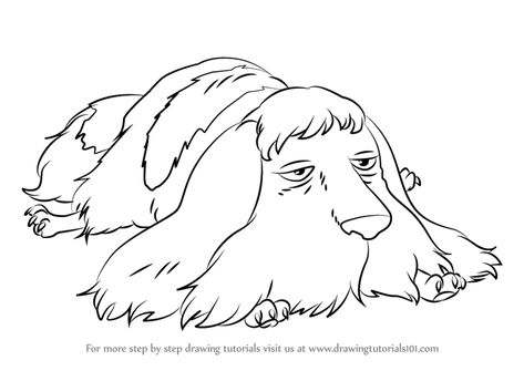 Image result for heen Dog From Howls Moving Castle Tattoo, Heen Howls Moving Castle, Howls Moving Castle Heen, Howls Moving Castle Heen Tattoo, Howls Moving Castle Dog, Studio Ghibli Outline, Studio Ghibli Drawings Easy, Howls Moving Castle Illustration, Howls Moving Castle Coloring Pages