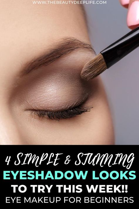 Eye Makeup How To Step By Step, Eye Shadow Tips For Beginners, Easy Eye Makeup For Wedding, Classic Eyeshadow Looks, Eye Makeup How To, Step By Step Eyeshadow For Beginners, Easy Eye Makeup For Blue Eyes, Subtle Smokey Eye Tutorial, Day Eye Makeup Natural