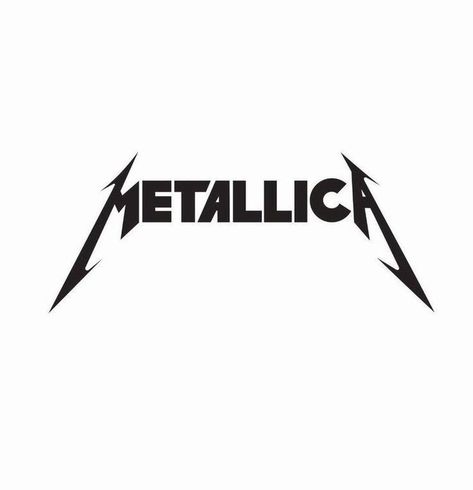 Metallica Logo Design, Tattoos Pulseras, Metallica Tattoo, Metallica Music, Cricut Logo, Metallica Logo, Metal Band Logos, Metallica Art, Metallica Band