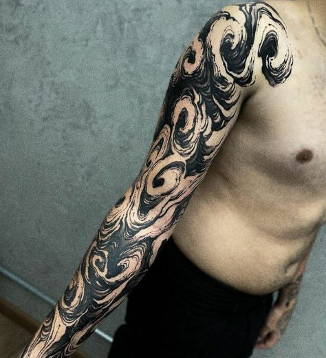 Mangas Tattoo, Jagua Henna, Unique Tattoos For Men, Abstract Tattoo Designs, Uv Tattoo, Wicked Tattoos, Forearm Tattoo Design, Ornamental Tattoo, Gothic Tattoo