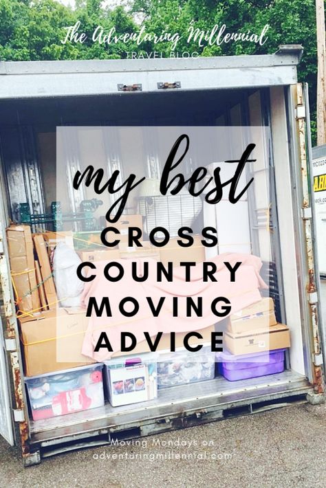 My BEST Cross Country Moving Advice // Save these tips before you pack up and move across the country. #crosscountrymove Cross Country Moving, Moving Advice, Moving Countries, Moving Across Country, Moving House Tips, Moving To Tennessee, Moving Hacks Packing, House Checklist, Planning A Move