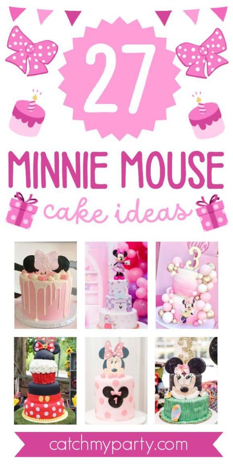 Minnie Mouse parties are some of the most popular on our site, so I thought it would be fun to highlight some of the amazing Minnie Mouse cakes we've seen! We've found so many wonderful cake ideas.  Hopefully inspire you and you too can have a wonderful  Minnie Mouse birthday cake. See more party ideas and share Minnie Mouse Birthday Cake Ideas 2nd, Minnie Mouse Birthday Party Ideas Cake, Minnie Mouse Birthday Party Ideas 2nd Cake, Minnie Mouse Oh Twodles Birthday Cake, Minnie Mouse Cupcake Ideas, Minnie Mouse Food Ideas Birthday Parties, Minnie Mouse 1st Birthday Party Ideas, Minnie Cake Ideas, Minnie Mouse 2nd Birthday Cake